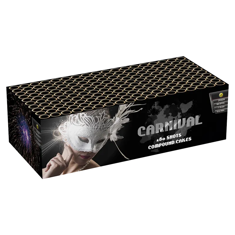 Karneval 180 skud sammensat kage ZF0029