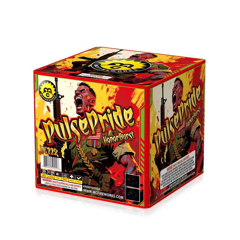 PulsePride Honorburst 25 skud 200 g kage sortiment mc229a