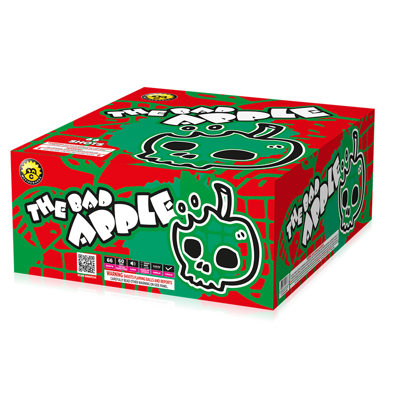 Det dårlige Apple 66Shots 500G Cake MC508