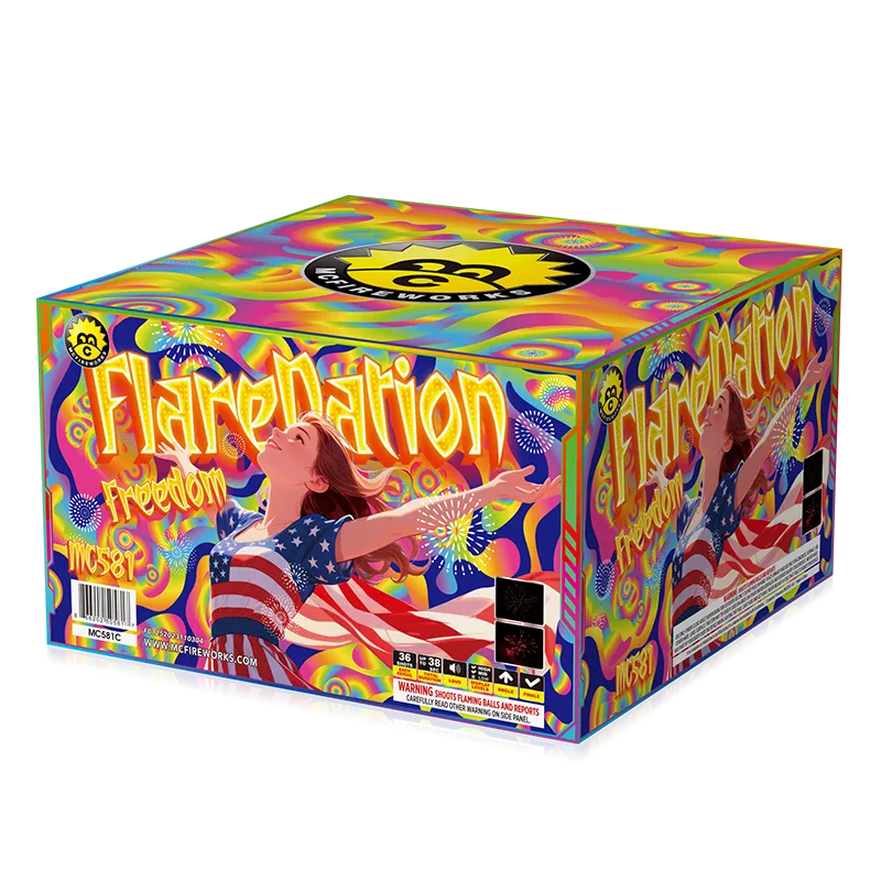 Flarenation Freedom 36 skud 500g kage sortiment mc581c