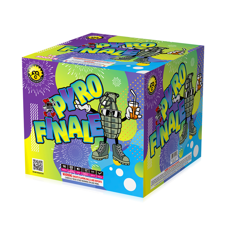 Pyro Finale 16 skud 500g kage sortiment MC517