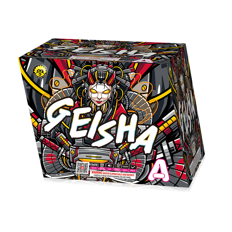 Geisha 25 skud 500g kage sortiment mc579