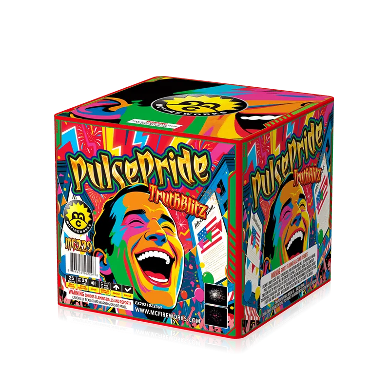 PulsePride TruthBlitz 25 skud 200 g kage sortiment mc229b
