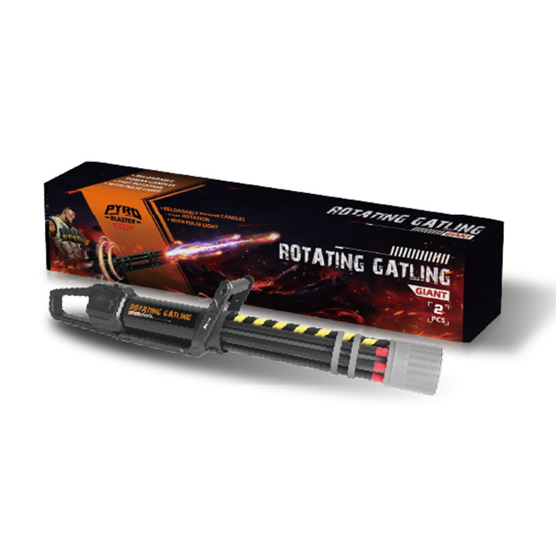 Roterende Gatling 375 Shots Roman Candle MC007