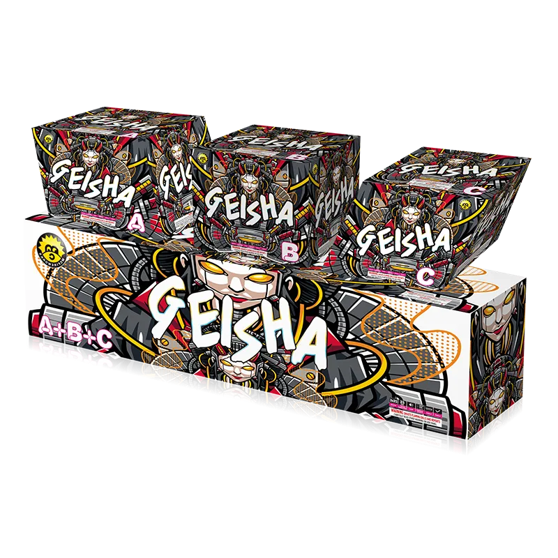 Geisha 25 skud 500g kage sortiment mc583