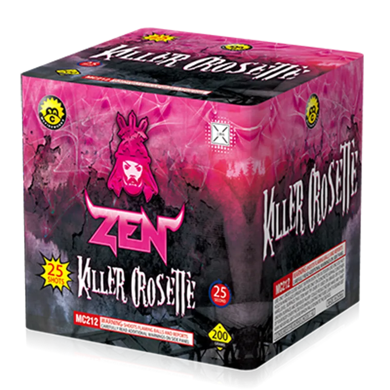 Killer Crossette 25 skud 200 g kage mc212