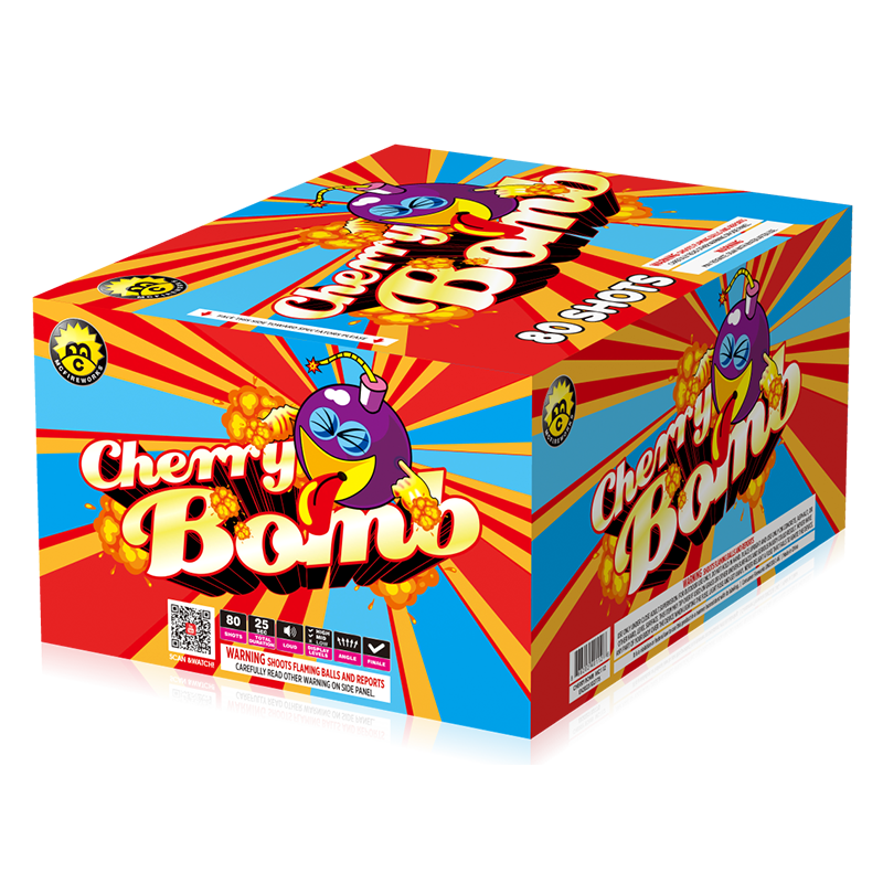 Cherry Bomb 80 skud 200 g kage mc112