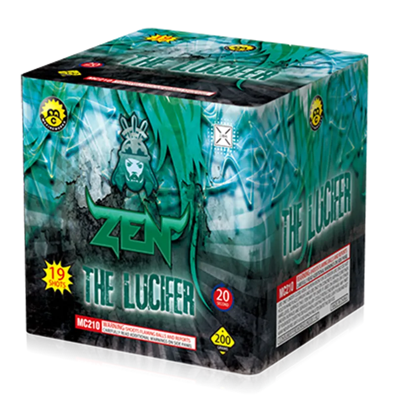 Lucifer 19 skud 200 g kage mc210