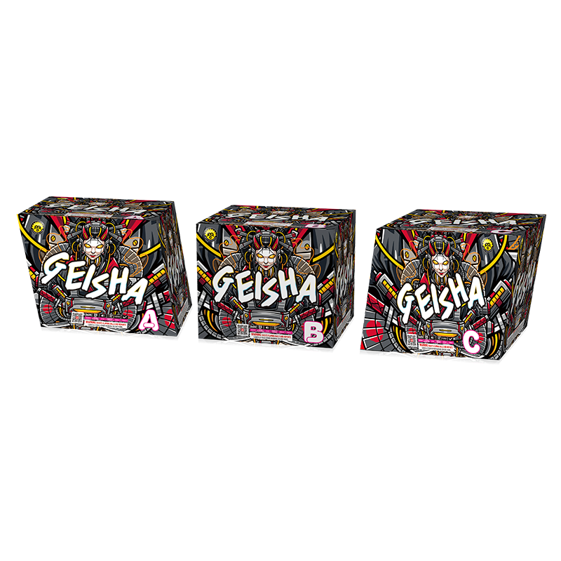 Geisha 25 skud 500g kage sortiment mc579