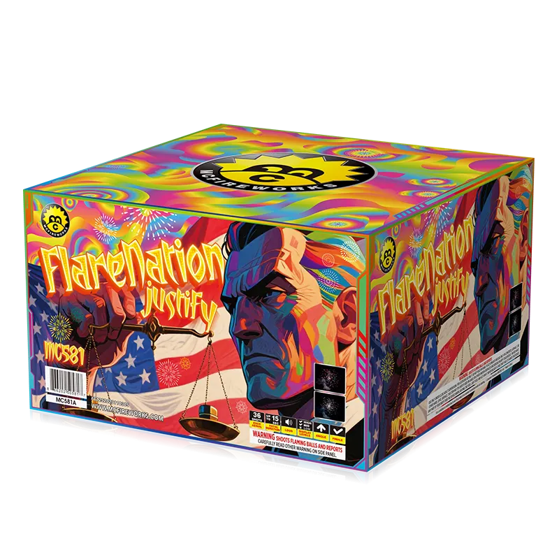 Flarenation Justify 36 skud 500g kage sortiment mc581a