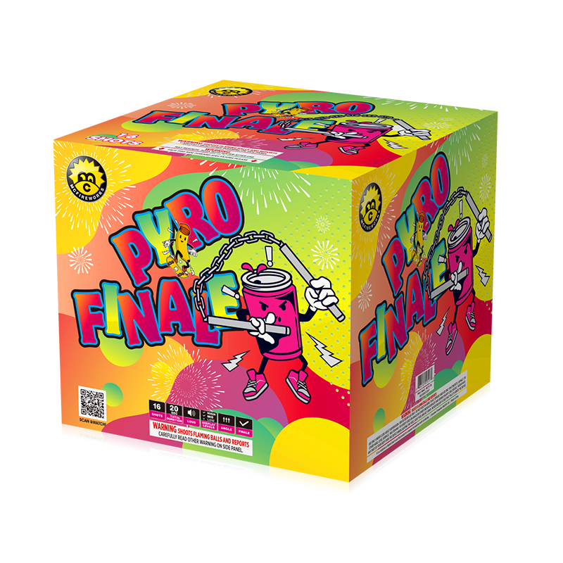 Pyro Finale 16 skud 500g kage sortiment MC517