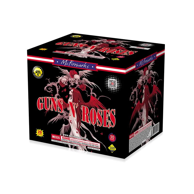 Guns N 'Roses 20 skud 500g kage MC535