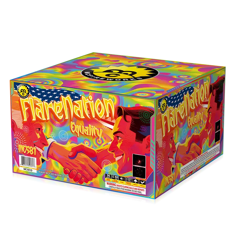Flarenation Equality 36 skud 500g kage sortiment MC581D